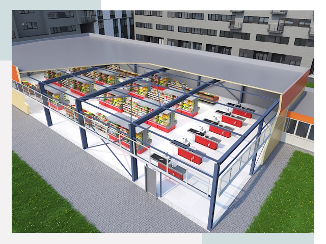 Строительство магазинов в Лянтор от 614 руб. за м²