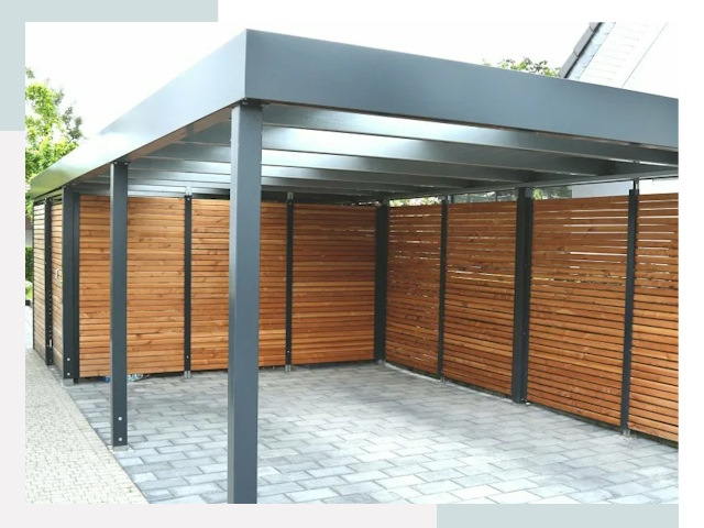 Навесы для парковки в Лянторе