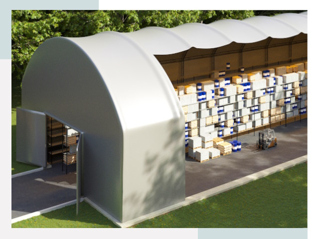 Тентовые ангары в Лянторе