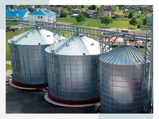 Металлические силосы в Лянторе