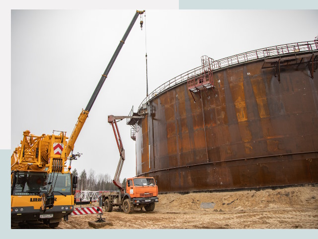 Монтаж резервуаров в Лянторе от 614 руб. за м³