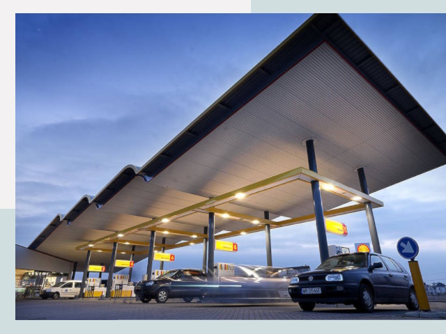 Навесы для АЗС в Лянтор от 614 руб. - Защита и комфорт