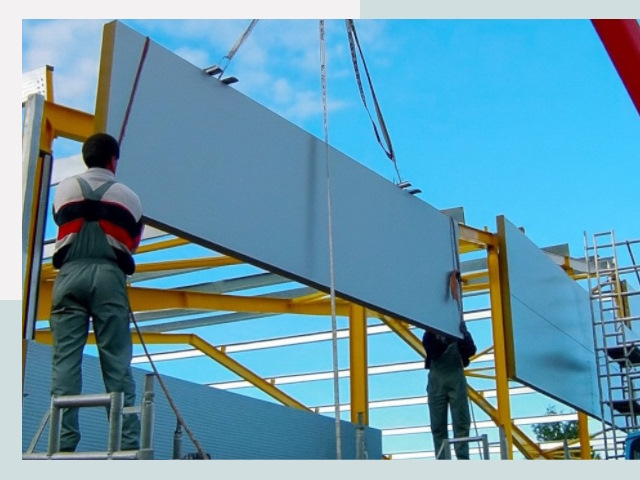 Монтаж сэндвич-панелей в Лянторе от 614 руб.