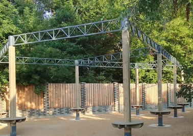 Терраса из металлоконструкций под ключ, проектирование, изготовление и монтаж от СтальСтрой-Лнт